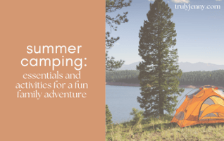 summer camping with kids